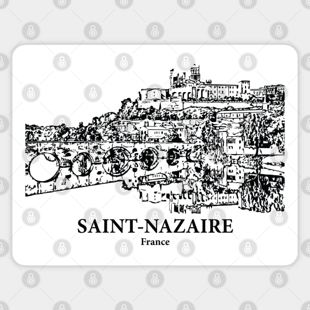Saint-Nazaire - France Sticker by Lakeric